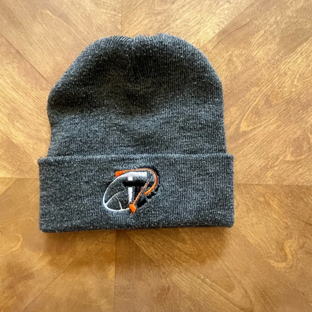 Port & Company Gray Knit Beanie – Team Trouble Logo
